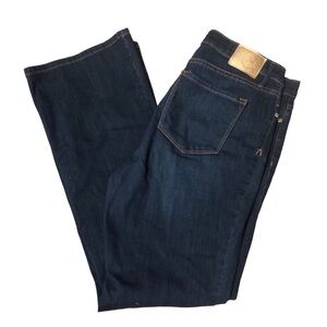 Ann Klein women’s jeans size 12 high rise slim boot dark wash